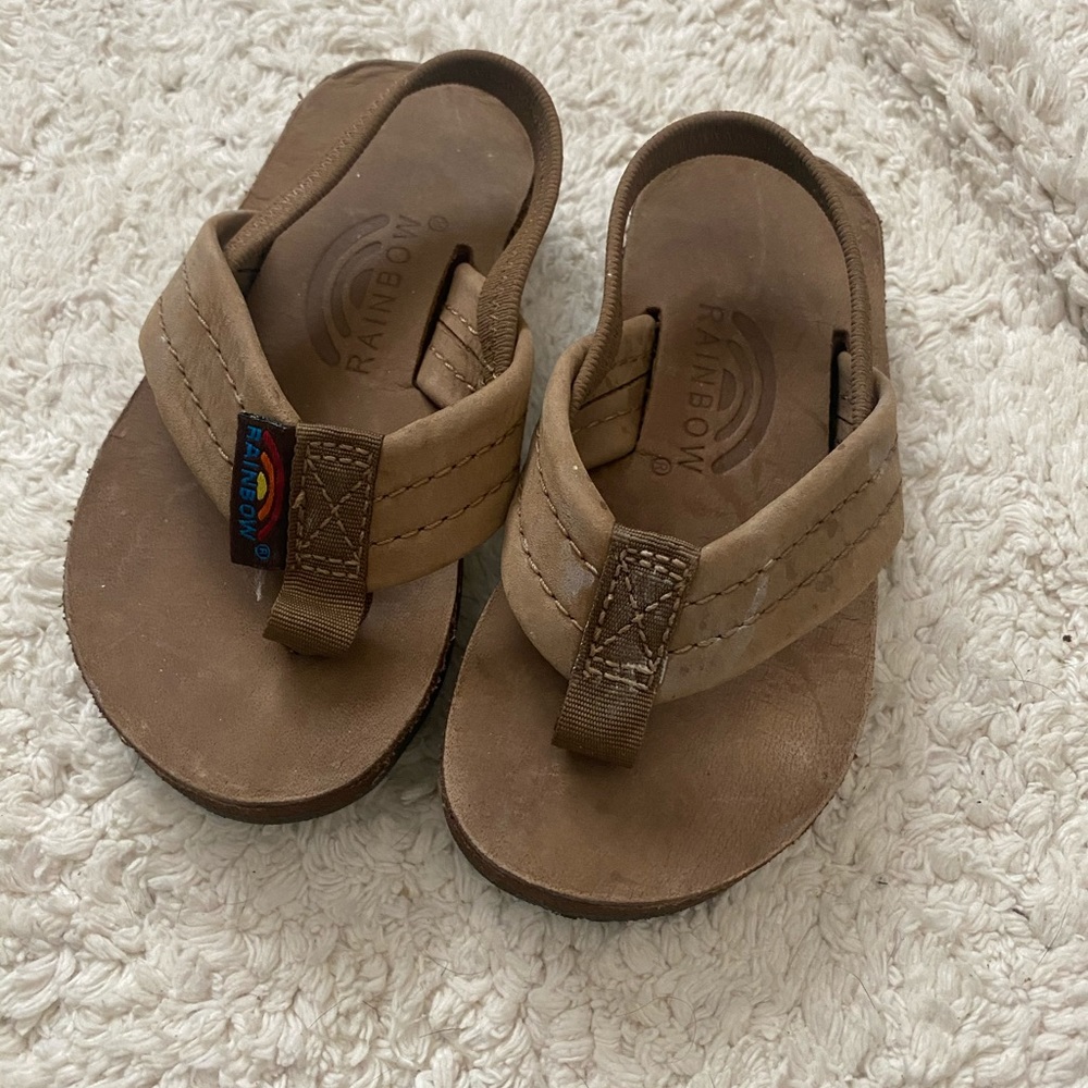 Rainbow Toddler Sandals (Size 6)
